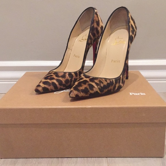 christian louboutin pony hair pumps